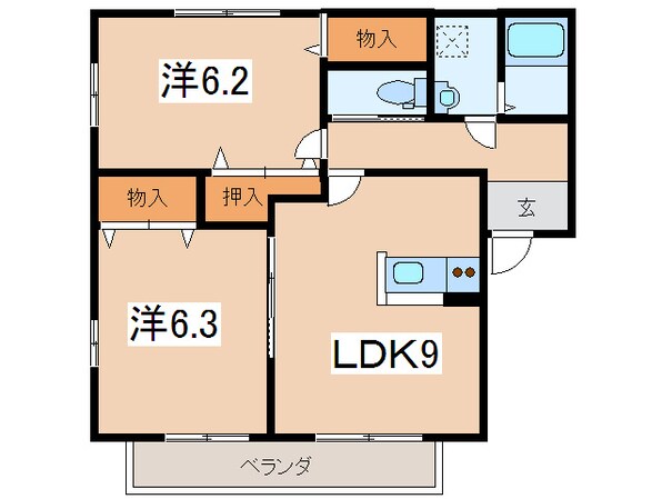 スクロ－ファオルの物件間取画像